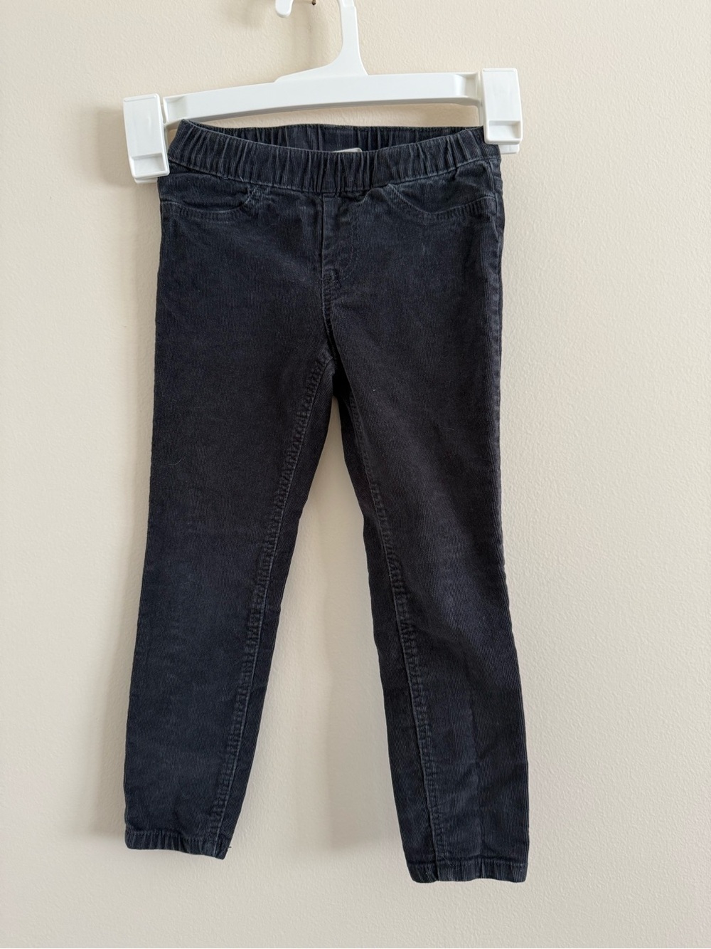 H&M Black Elastic Waist Corduroy Pants 4T Boys Girls